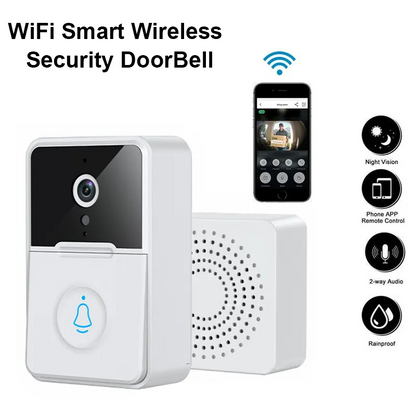 Wireless Security Smart WiFi Doorbell Intercom Video Camera Door Ring