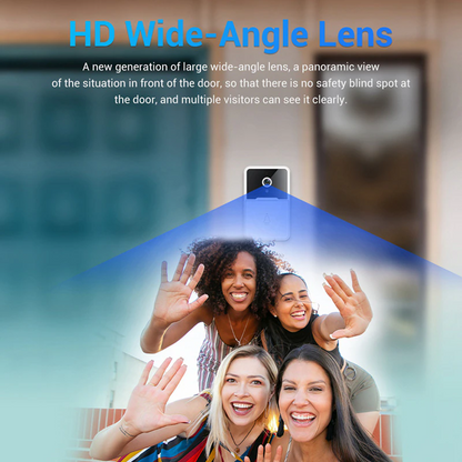 Wireless Security Smart WiFi Doorbell Intercom Video Camera Door Ring