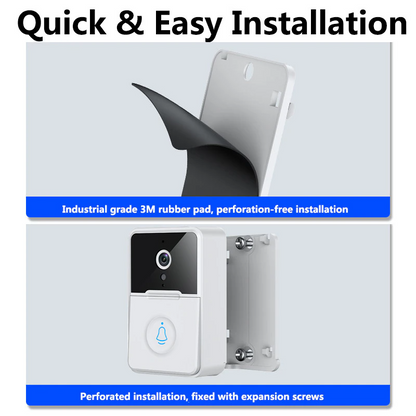 Wireless Security Smart WiFi Doorbell Intercom Video Camera Door Ring