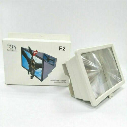 2 PACK! 3D Phone Screen Magnifier Video Mobile Amplifier Universal